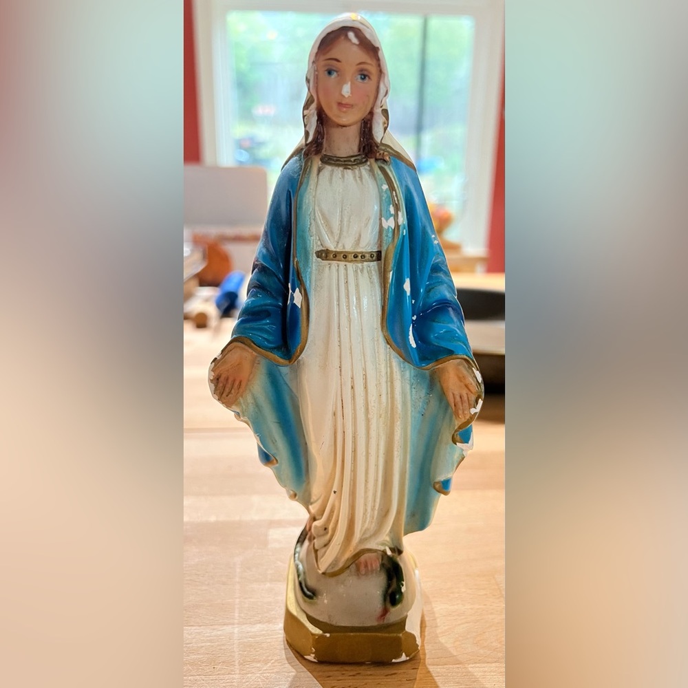 1973 Virgin Mary with snake